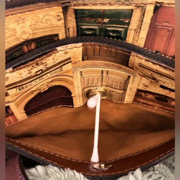 PATRICIA NASH RIMINI DOUBLE ZIP BOX SMALL LEATHER CROSSBODY - Picture 11 of 15